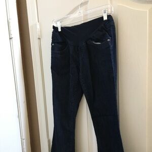 FINAL MARKDOWN INDIGO blue maternity jeans small